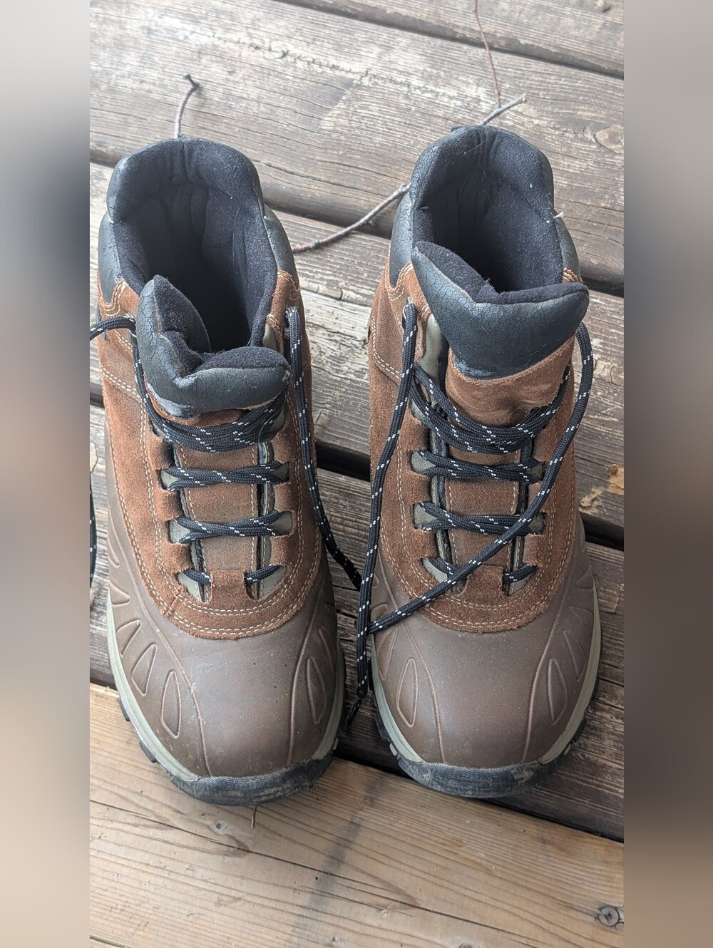 COUGAR Brown and Black Waterproof Outdoor Boots- 0005β
